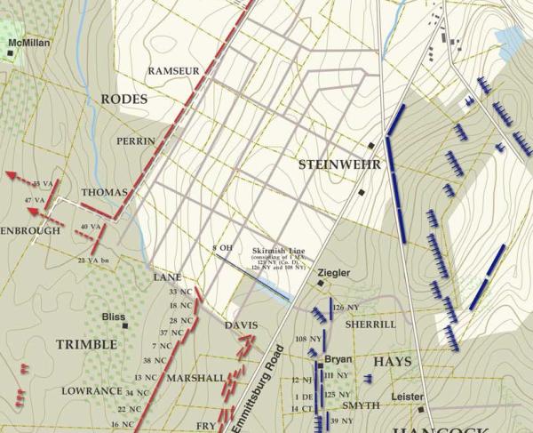 Gettysburg | Pickett's Charge | July 3, 1863 | 3:30-3:45 pm